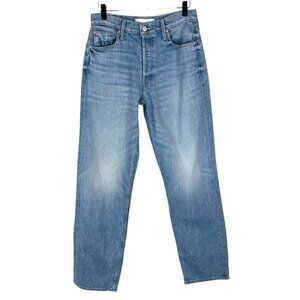 MOTHER Superior The Thrasher Skimp Button Fly Jeans in Let Them Eat Cake Size 26